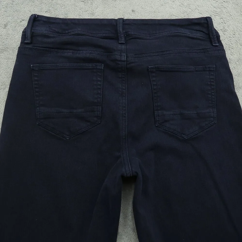 Chico's Jeans Women's Size 00 US-2 Blue Mid-Rise Girlfriend Crop 25.5